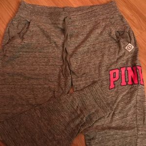 Victoria’s Secret pink gray joggers
